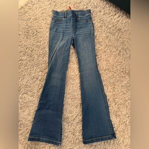 SPANX Women's Flare Jeans in Classic Blue